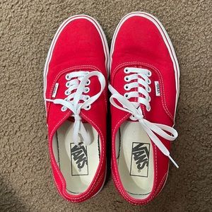 Red Vans